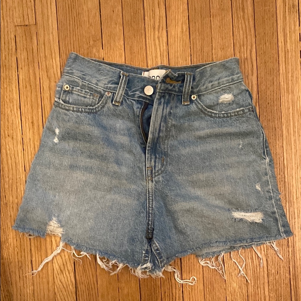 BDG Light Blue Denim Shorts